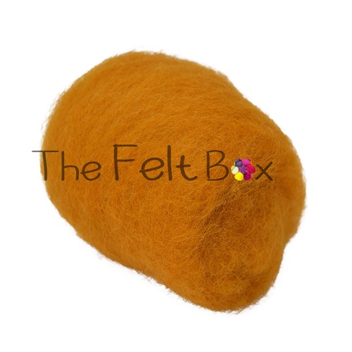 Carded Felting Wool Needle 3D Brown Grey White Black Green Blue Batt The FeltBox - Picture 20 of 163