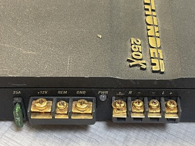 MTX Thunder 250x Old School Car Audio Amplifier 200W Dynamic Power