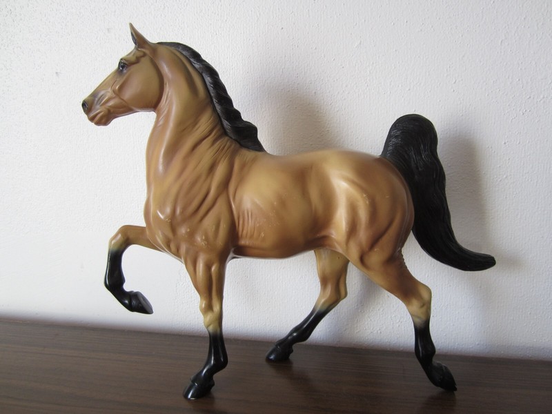 Vintage 1960's Hartland 11" Buckskin  American Saddlebred  ASB TWH Gaited Horse