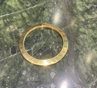 Rolex Daytona Lünette Ref. 16523 Zenith Gelbgold 18kt Ersatzteil 10,09g.