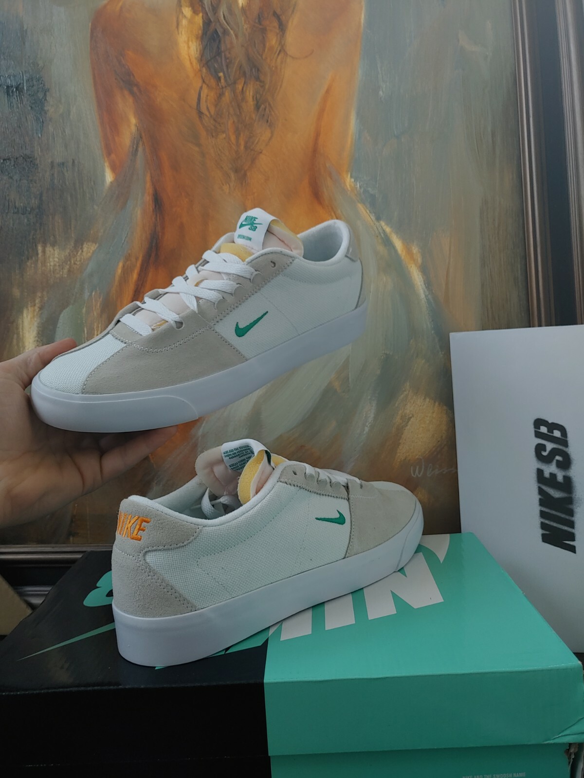 Nike SB Zoom Bruin Edge Sz 11 White 