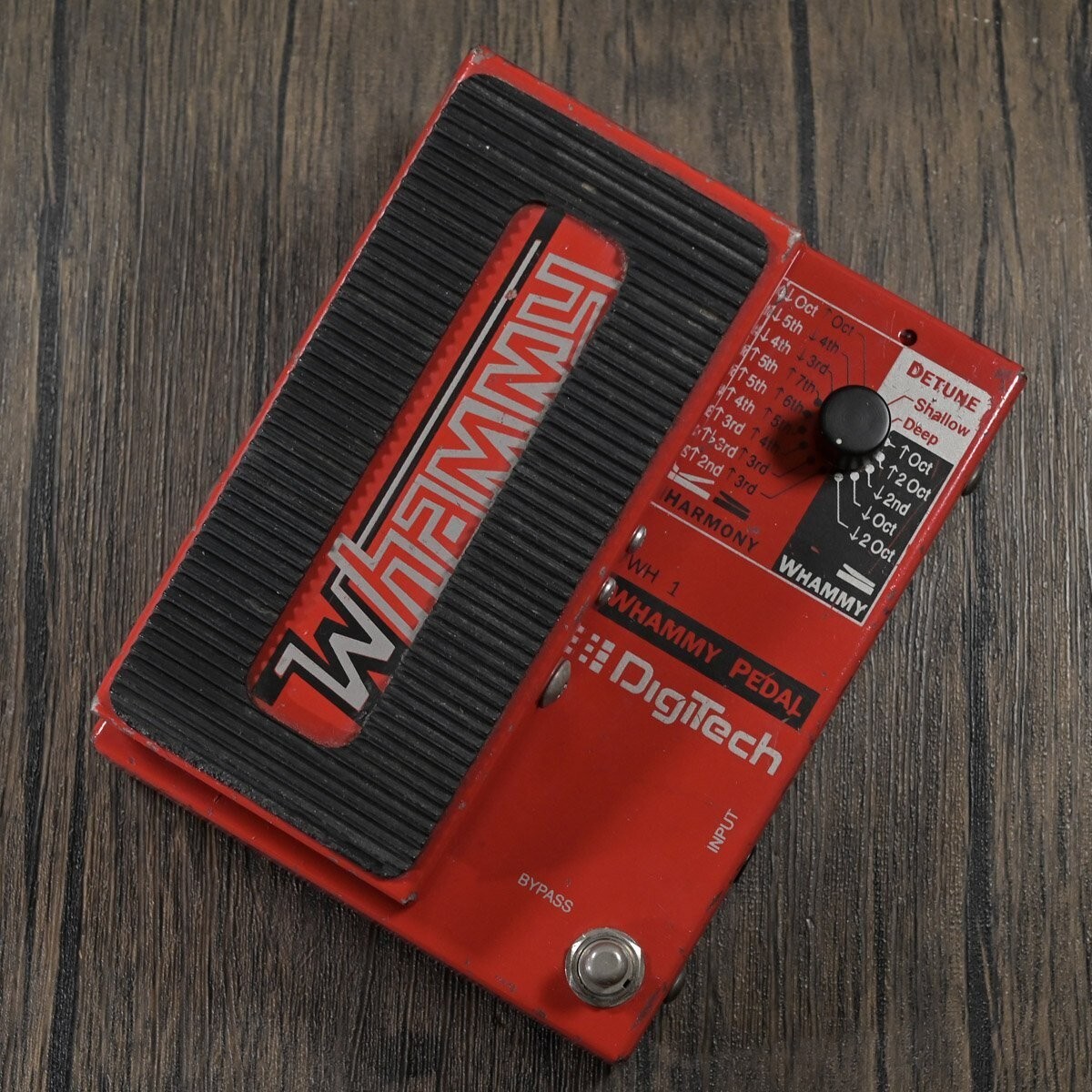 USED DigiTech WH-1 Whammy Whammy Pedal First Red Wormie Free