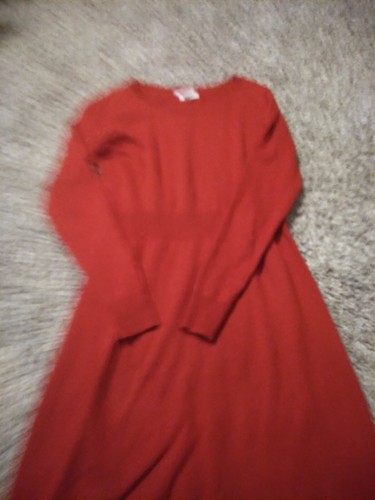 Old Navy Woman Red Sweater Dress Small 
