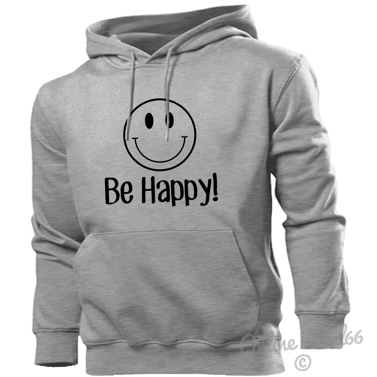 Smile Be Happy Hoodie Men Women Kids Funny Don t Worry