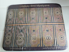 Computer Mouse Mat - ABORIGINAL DESIGN - ORIGINAL - LINDSAY BIRD MPETYANE - NEW