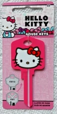 1 Sanrio HELLO KITTY Pink House Key Blank KW 