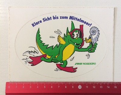 Aufkleber/Sticker: First Reisebüro - Klare Sicht Bis Zum Mittelmeer (14051694)