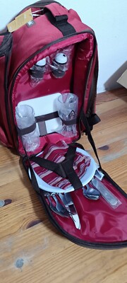 Apollo Walker 2 Person Picnic Backpack Rucksack Mir Geschirr und Besteck