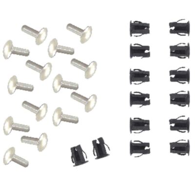 Allis Chalmers Side Nameplate Rivets & Steel Clips Set - DJS015