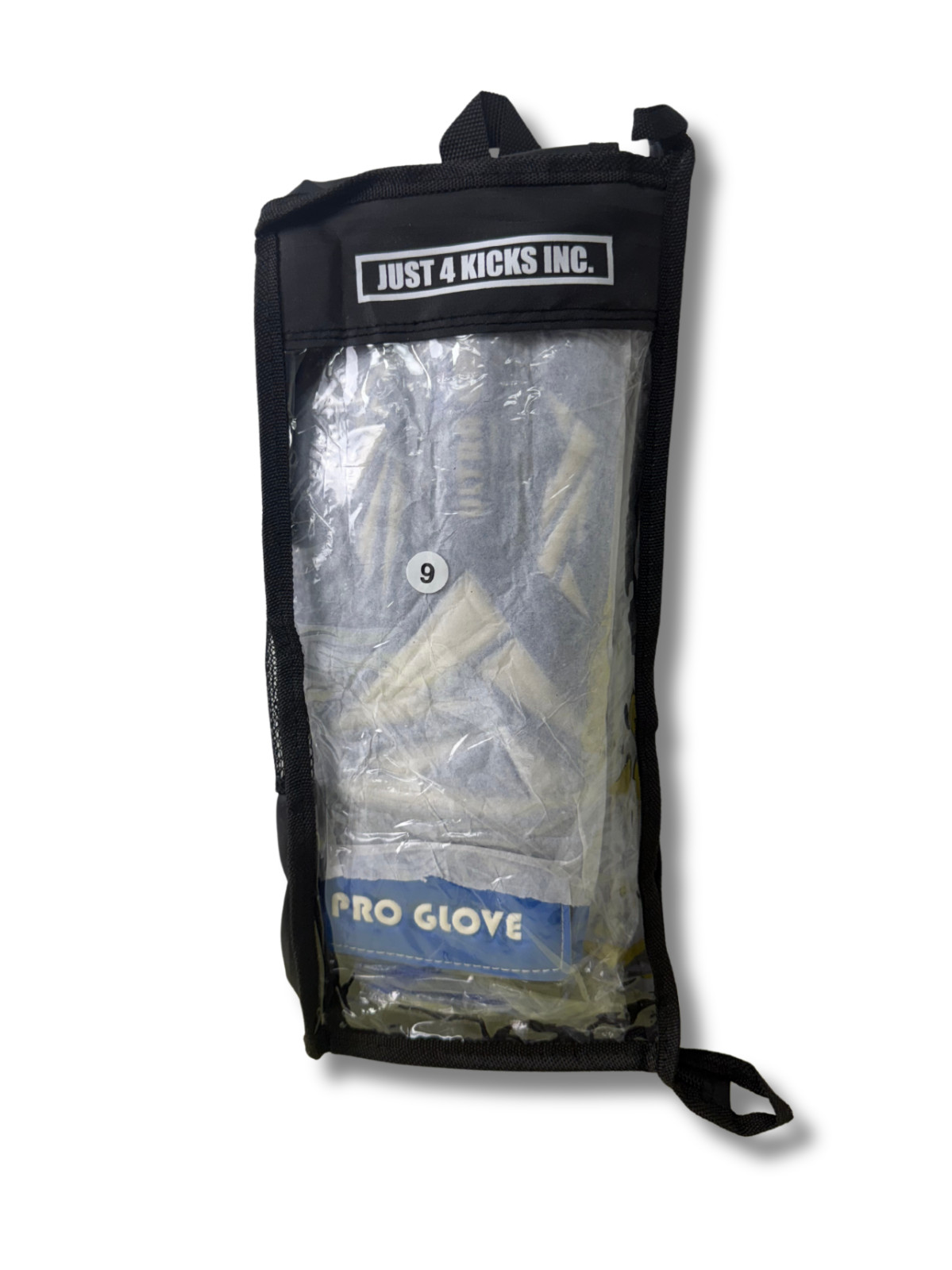 Just 4 Kicks Soccer Goalkeeper Gloves - Blue & White - Pro Level [Sizes 4-10]