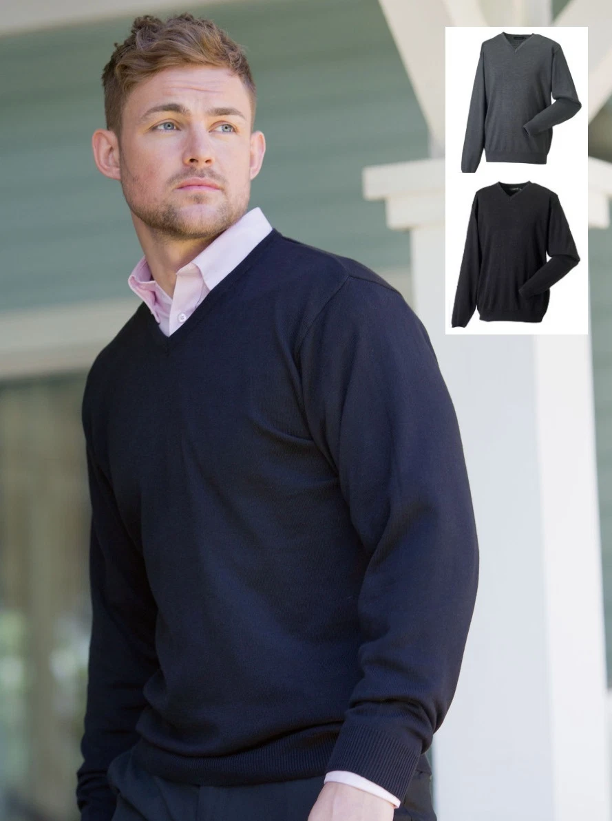 Boys grey v neck jumper cheap