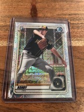 Aaron Ashby 2020 1st Bowman Chrome Mega Box Mojo Refractor NRMT+ Rookie