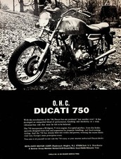 1973 Ducati 750 - Vintage Motorcycle Ad