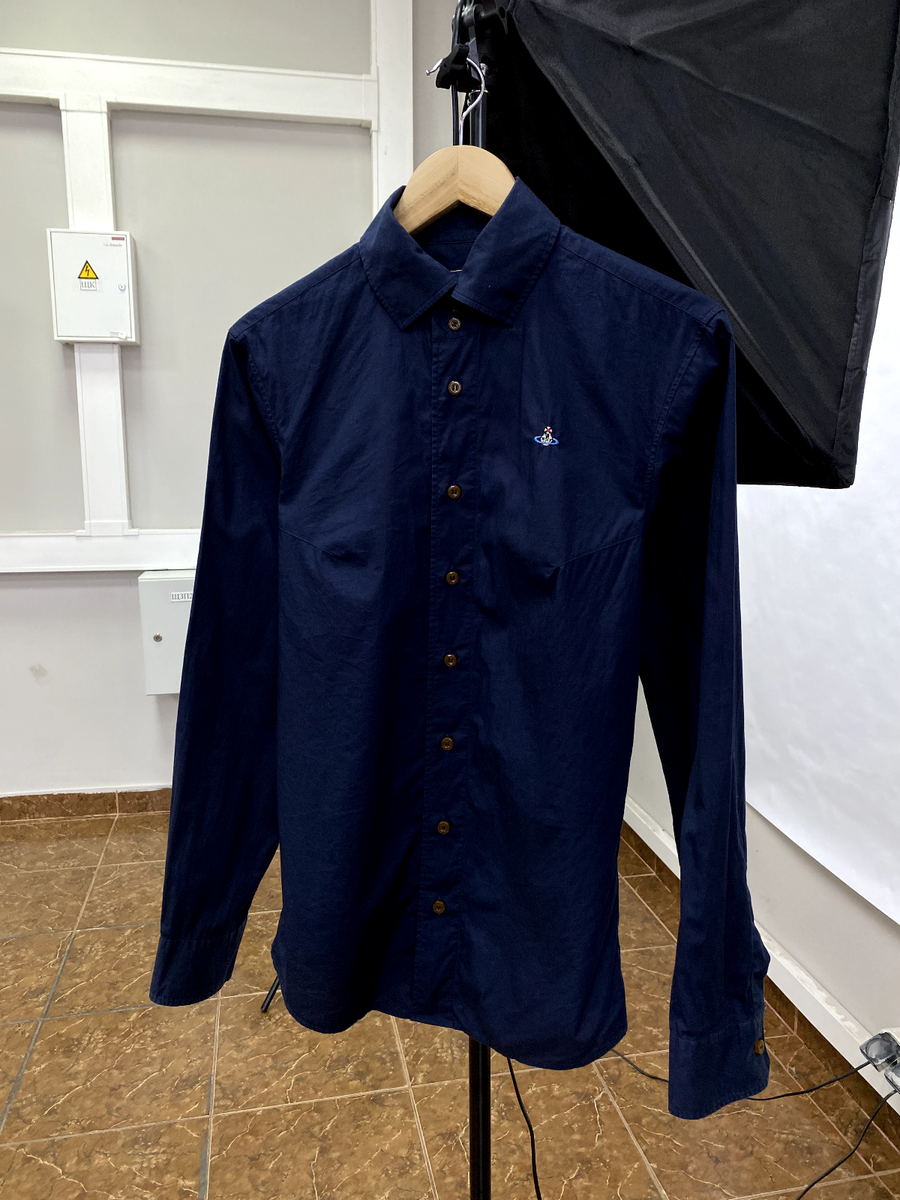 Vivienne Westwood shirt rare retro hype Y2K size M color dark blue