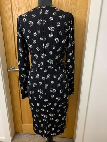 Dolce and Gabbana D&G Floral daisies print crepe Dress IT40 UK8 US4 EU34 - Picture 14 of 24