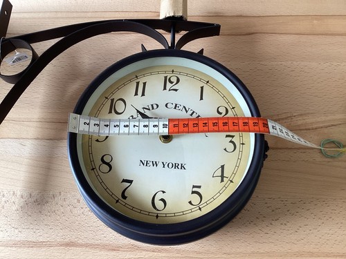 Wanduhr doppelseitig NEU +OVP NEW YORK Bahnhofsuhr Grand Central Station - Bild 4 von 5