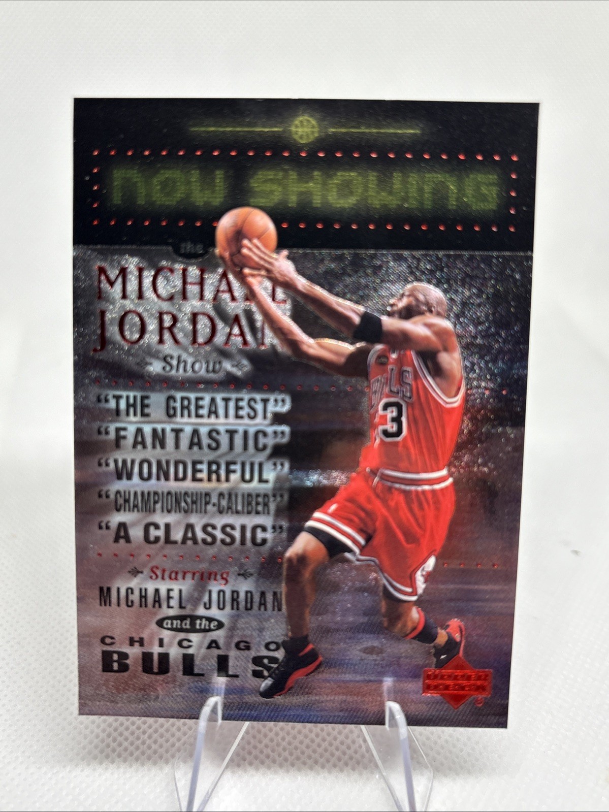 🔥 Michael Jordan 1999 Upper Deck Now Showing #SP-33 Bulls Insert 🐐