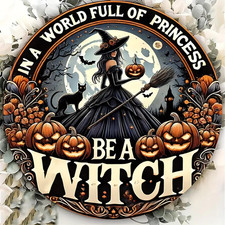 Halloween Witch Pumpkin Cat Diamond Art Painting Kits for Adults, Diamond Painti