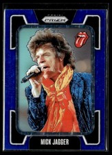 2025 Panini The Rolling Stones Blue Ice Prizm #52 Mick Jagger