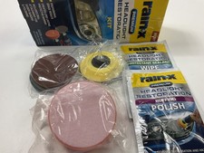 Rain-x 610153 Premium Headlight Lamp Restoration Kit Cleaner Polish Restorer