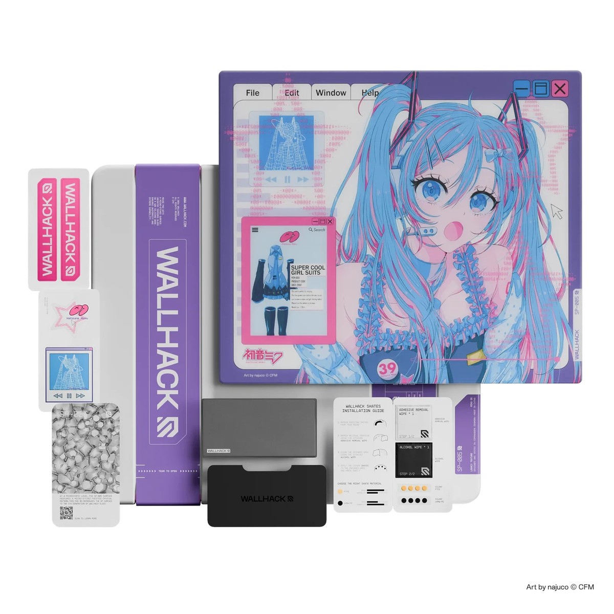Wallhack SP-005 Miku OS Glass Mousepad PRESALE ✓ | eBay