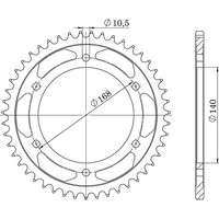 Zahnrad Stahl P525 - Z47 (DIS.35308) BMW 800 F R 09/14
