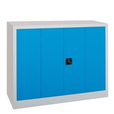 Falttürenschrank / 1.000x1.200x500 mm / 2 Böden, verzinkt