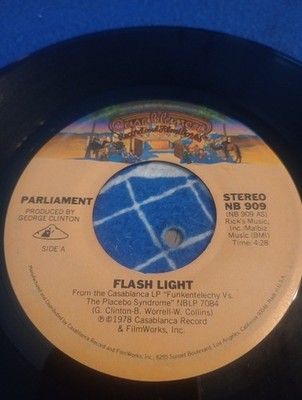 Parliament   Flash Light / Swing Down, Sweet Chariot - NB 909 (VG) - 45 RPM Funk