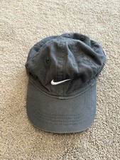 Infant Dark Gray Nike Baseball Cap One Size Cotton