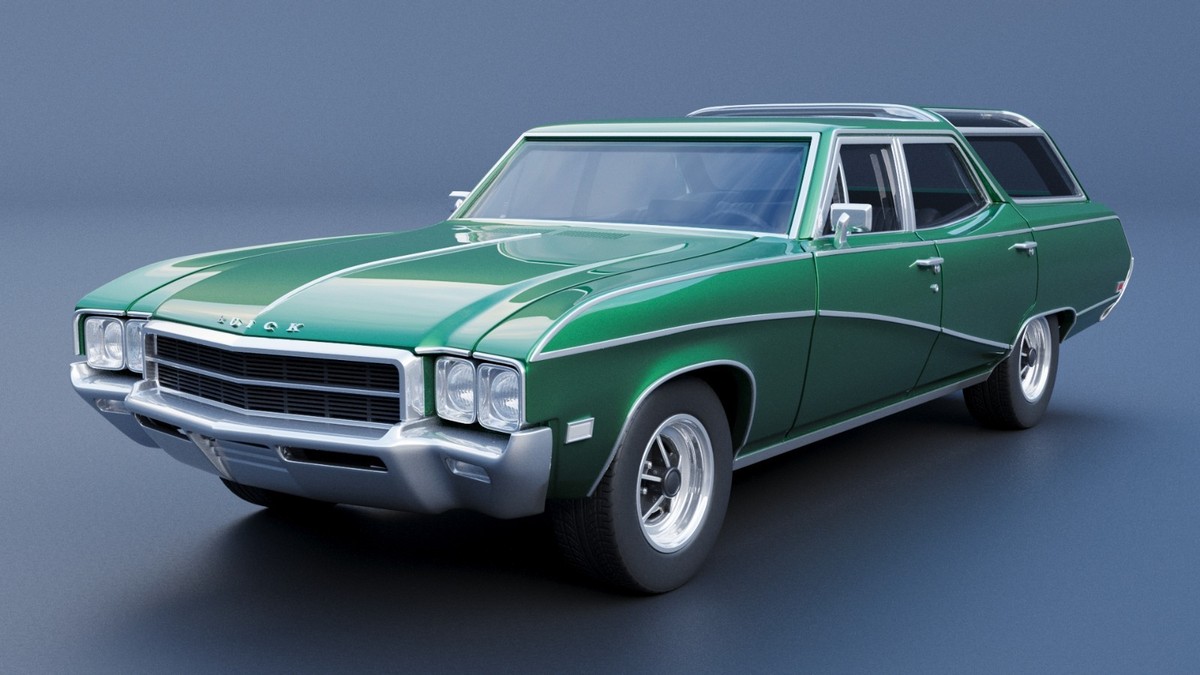 ABS-LIKE RESIN 3D PRINTED 1/25 1969 BUICK SPORT WAGON KIT | eBay