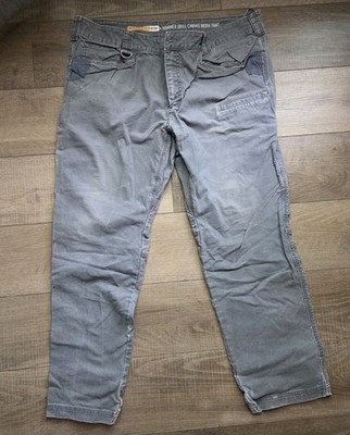 Noble Outfitters Hammer Drill Canvas Full Flex HD Pants Gray Men's Size 40x32 