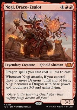 Magic/MTG Nogi, Draco-Zealot TDC-226 Mythic Englisch Neu