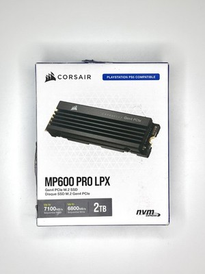 Corsair MP600 PRO LPX 2TB M.2 PCIe Gen4 SSD   Optimiert für PS5   Schwarz - OVP