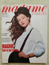 Madame Figaro 20 March 1993 Mila Jovovich Cover Photo by Tyen