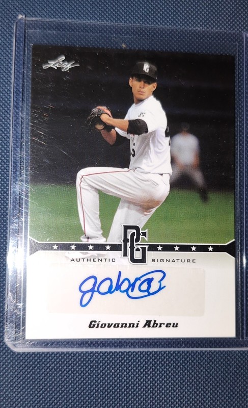 2013 Leaf Perfect Game Showcase - Autographs Giovanni Abreu #A-GA1 (AU, RC)