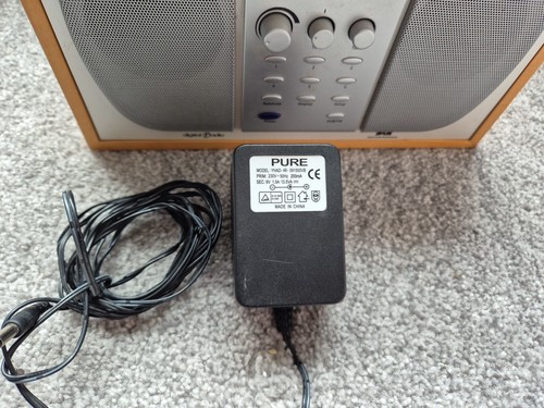 Pure Evoke -2 DAB FM Radio Digital Radio Silver Oak Wood Effect - Working GC - Picture 5 of 9