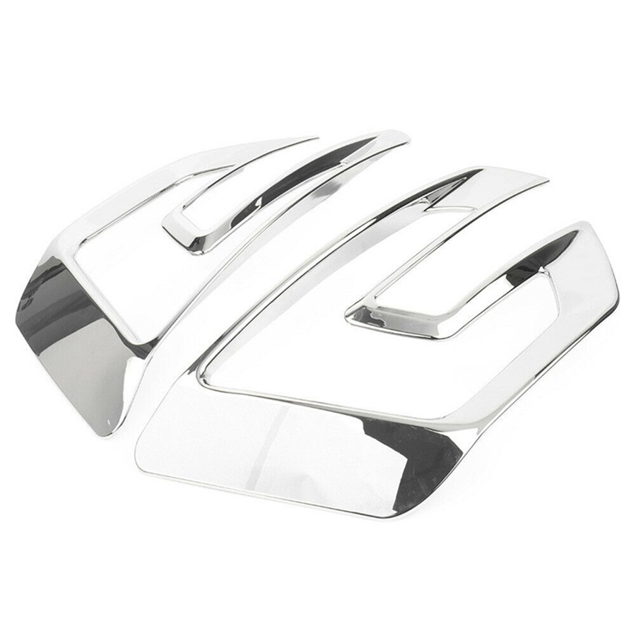 2016-2017 Ford Explorer Chrome Front Fog Lamp Cover Trim 2PC Set