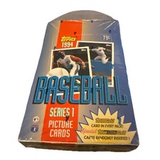 1994 TOPPS BASEBALL SERIES 1 MLB FACTORY SEALED BOX 36 Pk (1 GOLD CARD/PACK)