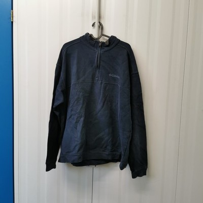 Columbia Half Zip Herren Pullover Blau Size L FJ002