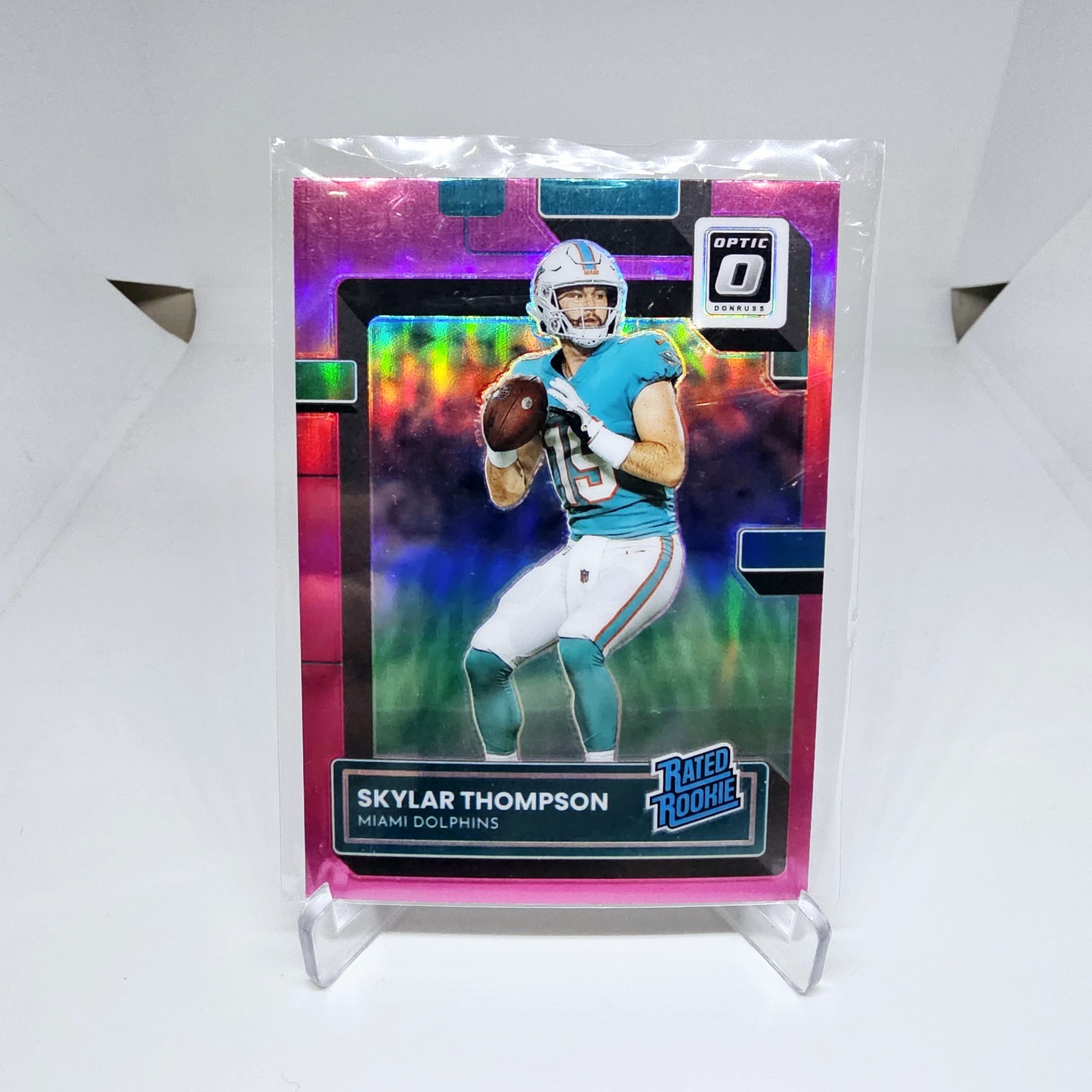2022 Panini Donruss Optic - Rated Rookie Skylar Thompson #276 Pink Prizm (RC)