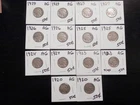 14 Circulated AG Buffalo Nickels 2 each 1920,1923,1924,1925,1926,1927,1929