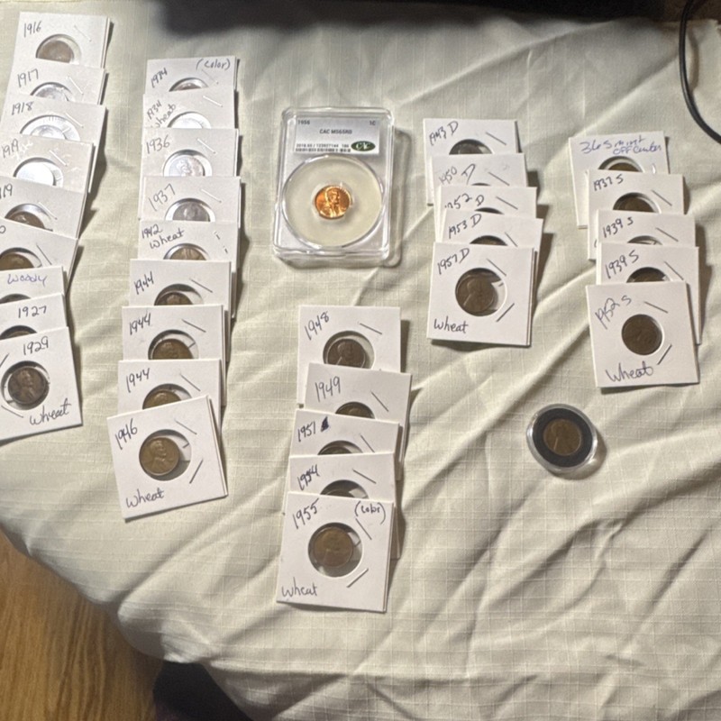 Wheat Penny Lot With Dates 35 Coins. Don’t Miss Out