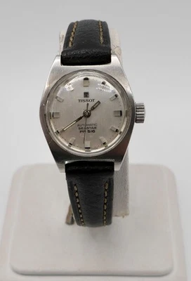 60er TISSOT SEASTAR PR 516 Damenuhr Automatik Cal. 743 Lederarmband 24 mm - Bild 1 von 4