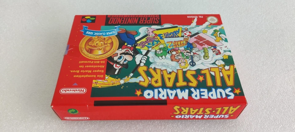 Neu New 100% Original Super Mario Allstars All Stars SNES Super Nintendo NOS - Bild 2 von 4