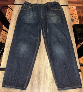 Y2K BLPP Blac Label Premium Denim Wide Leg Blue Jeans Size W46 L48