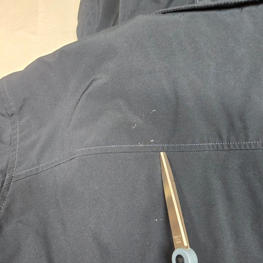 Weatherproof Bib Hooded Jacket Mens Large Blue Full Zip Coat Lined image 9