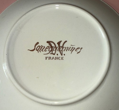 2 Plates Les Vocations Children 7.25" Made France Sarreguemines Miller Painter - Picture 5 of 5