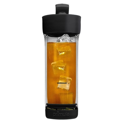 Press and Go Iced Tea Maker, Travel Tumbler, Infuser Bottle, Leak-proof Flip-...