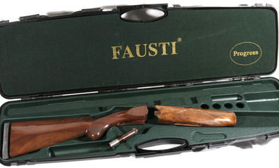 PRL) WALNUT FOOTBALL AUCTION FRANCHO RIFLE CHOKE I * CASE FAUSTI PROGRESS