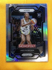 2024 Panini- WNBA Monopoly Prizm Basketball- Jaelyn Brown RC Silver # 15